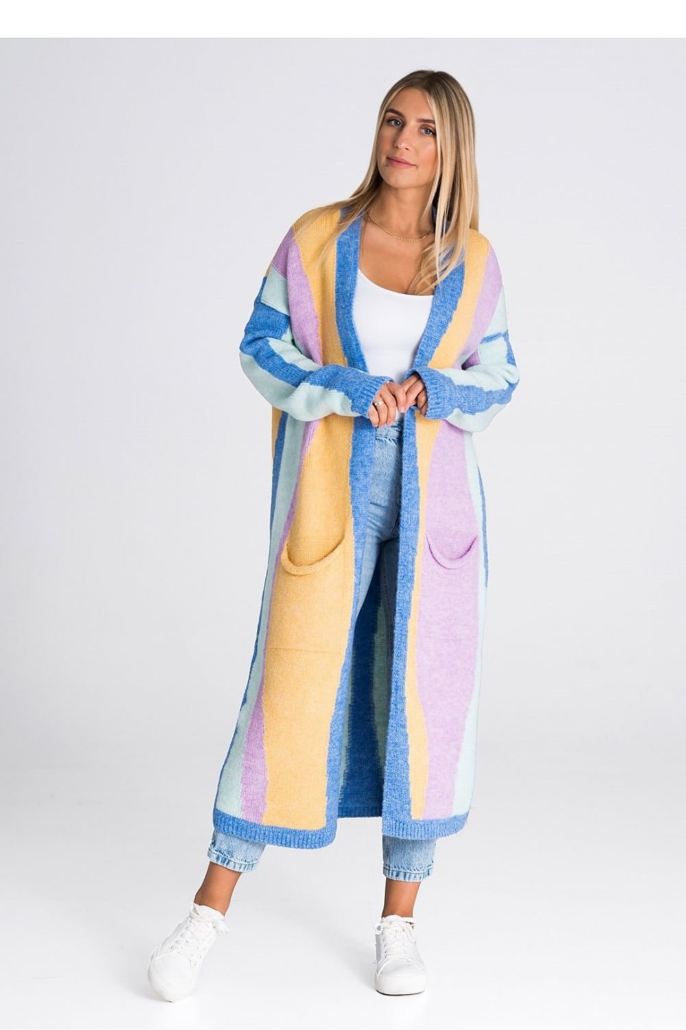 Langer Damen-Cardigan .