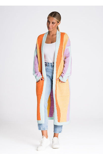 Langer Damen-Cardigan .